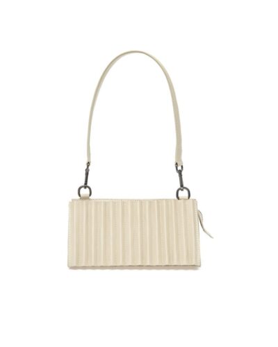 Bolsa Leque - Couro Off-White